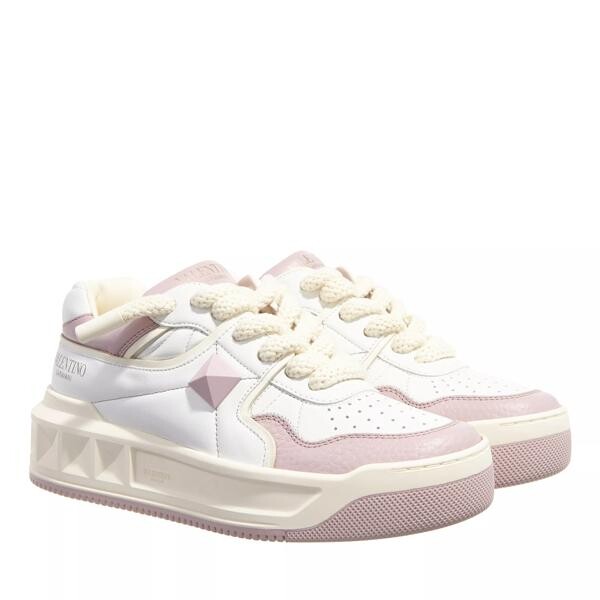 

Кроссовки one stud xl sneakers white/ivory/water Valentino Garavani, фиолетовый