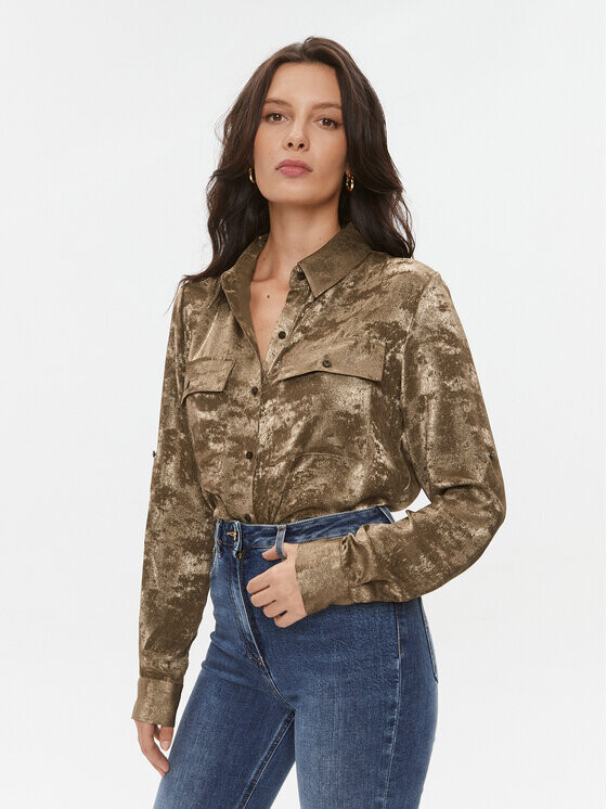 

Рубашка стандартного кроя Guess, розовый