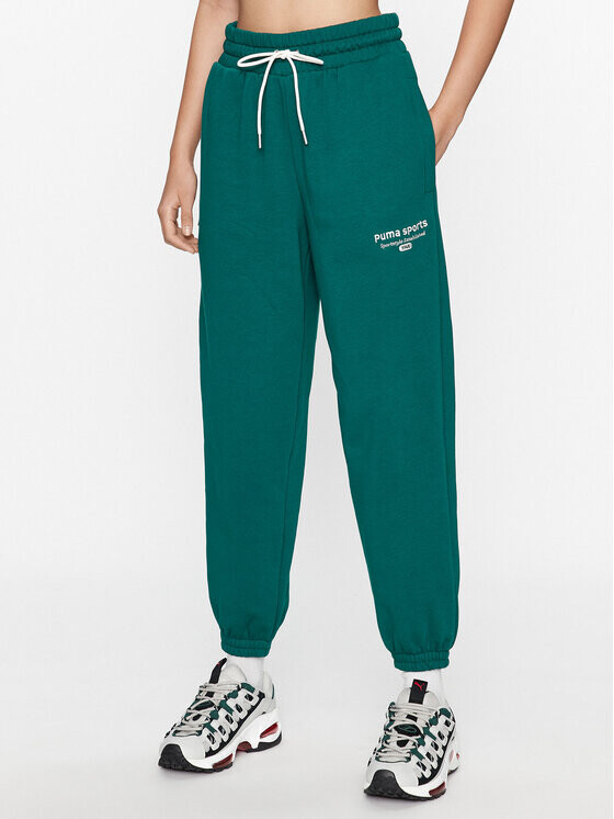 

Спортивные брюки стандартного кроя Puma, зеленый