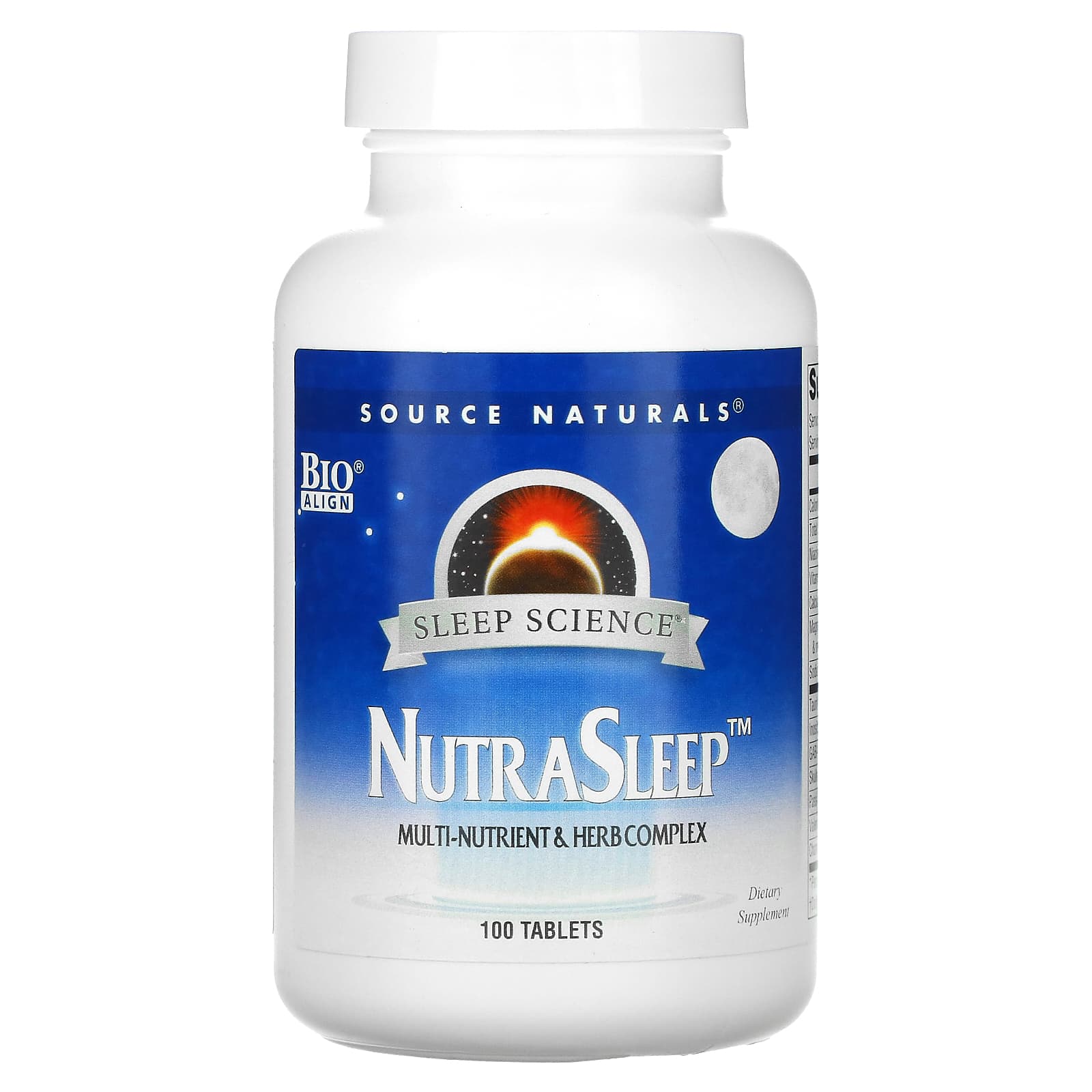 

Пищевая добавка NutraSleep, 100 таблеток, Source Naturals