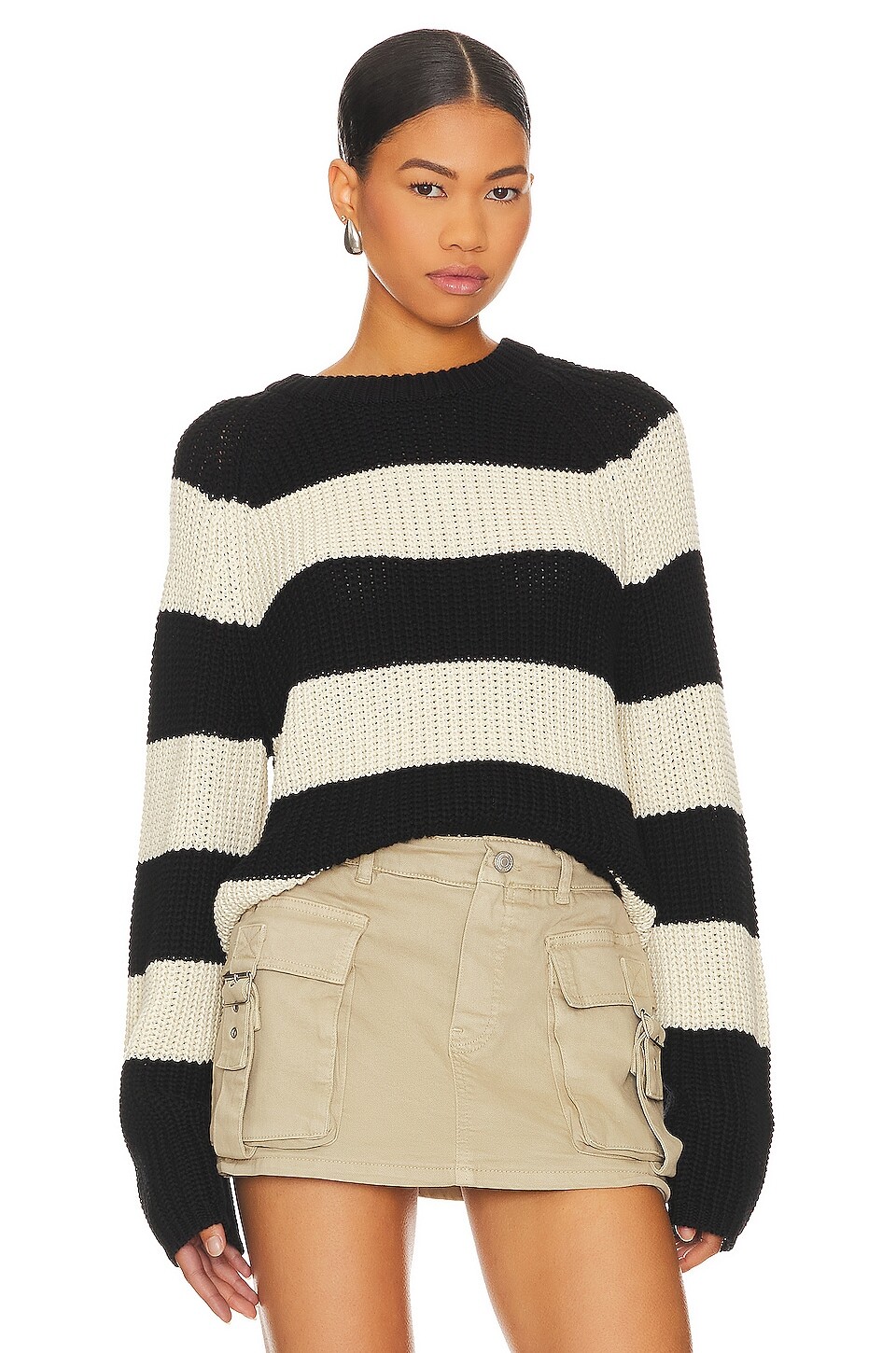 

Свитер Velvet by Graham & Spencer Ciara, цвет Black & Ivory