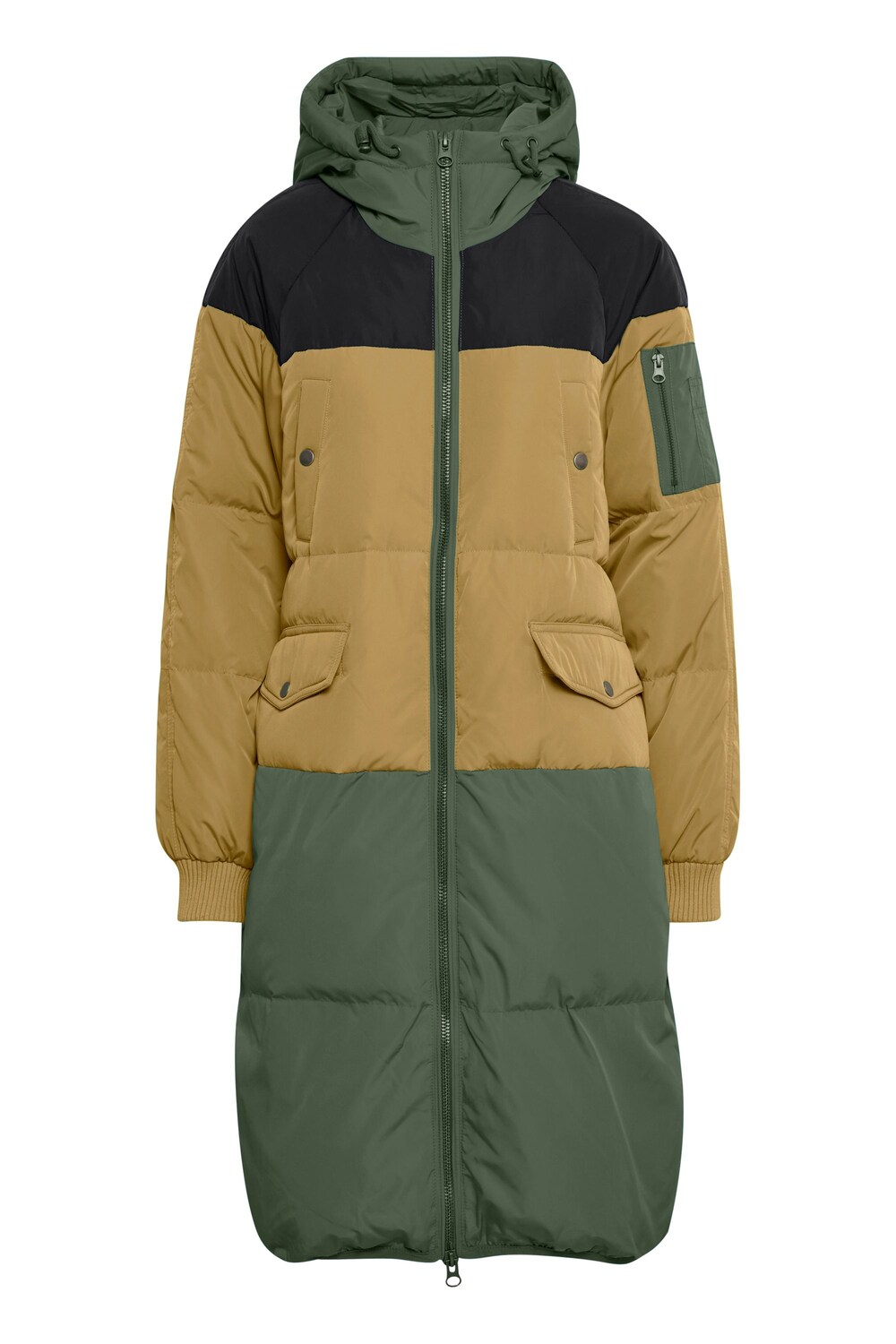 Зимнее пальто ICHI BUNALA, разноцветный зимнее пальто ichi bunala зеленый