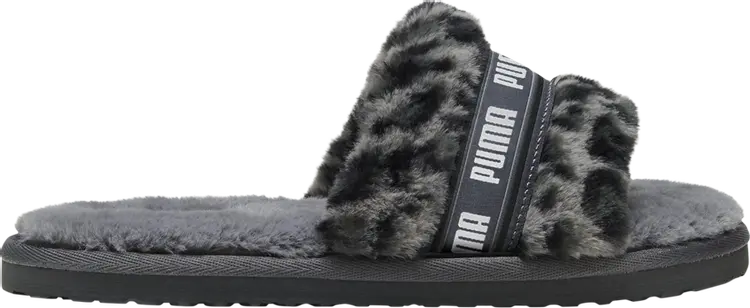 

Кроссовки Wmns Fluff Slide 'I Am The Drama - Grey Leopard', серый