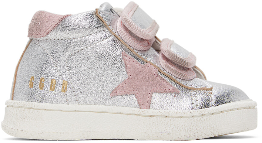 

Кроссовки Baby Silver & Pink June Golden Goose