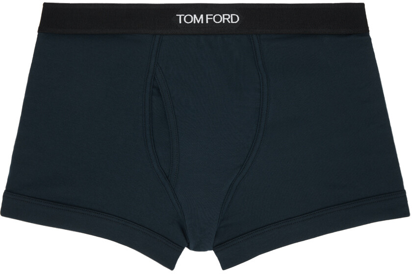 

Темно-синие жаккардовые боксеры TOM FORD