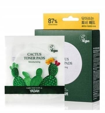 

Тонер-подушечки Cactus, увлажняющие, 20 шт. YADAH, inna