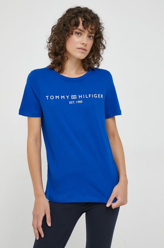 

Хлопковая футболка Tommy Hilfiger, синий