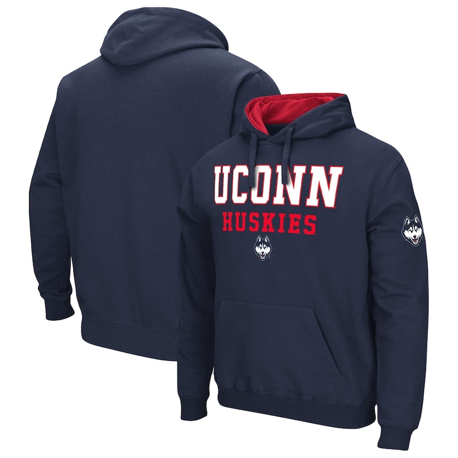 

Пуловер с капюшоном Colosseum Uconn Huskies, нави