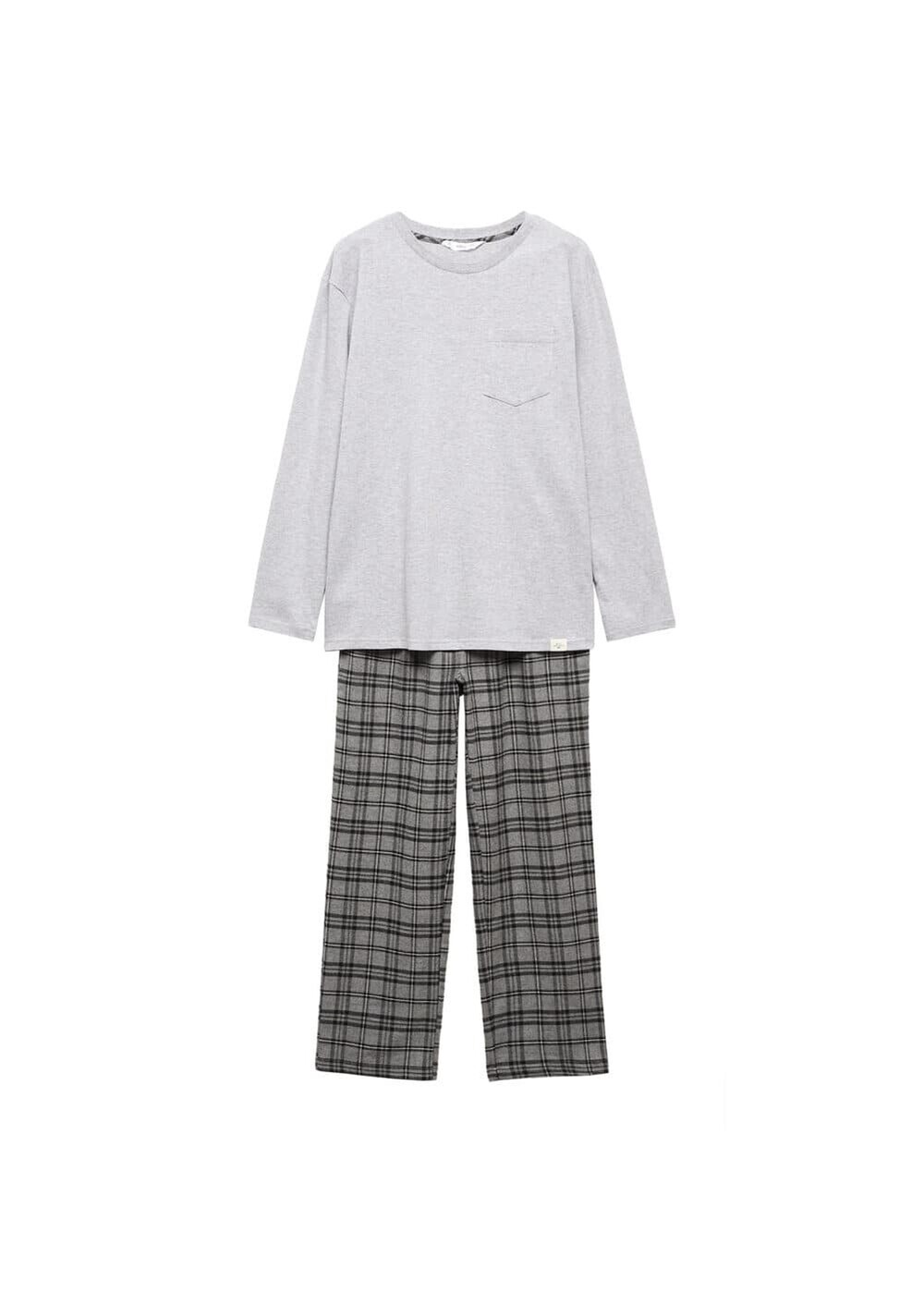 

Пижамы MANGO TEEN Alpes, серый/графит