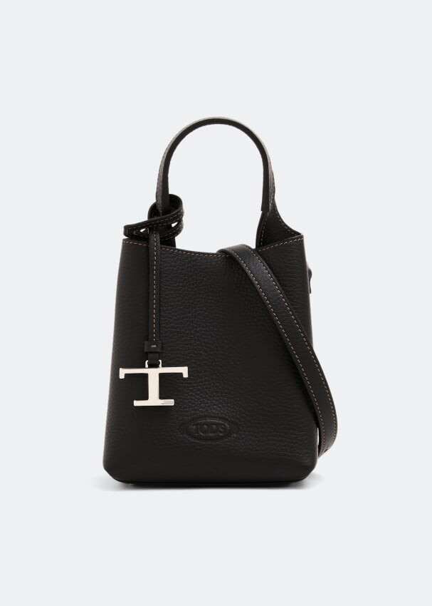 

Сумка Tod'S Leather Micro, черный