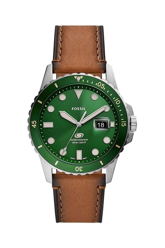 

Ископаемые часы Fossil, серебро