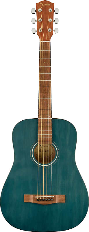 Акустическая гитара Fender FA-15 3/4-Scale Kids Steel String Acoustic Guitar - Blue чехол клатч mypads portafoglio magnetico для gionee steel 3