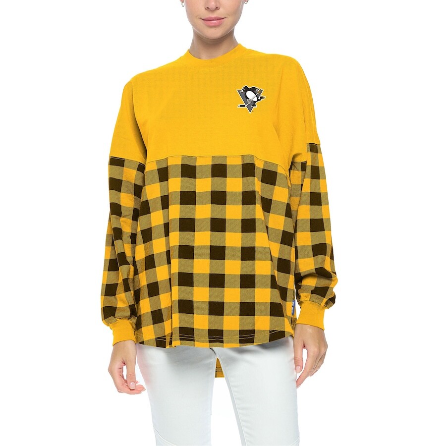 

Футболка с длинным рукавом Fanatics Branded Pittsburgh Penguins, золотой