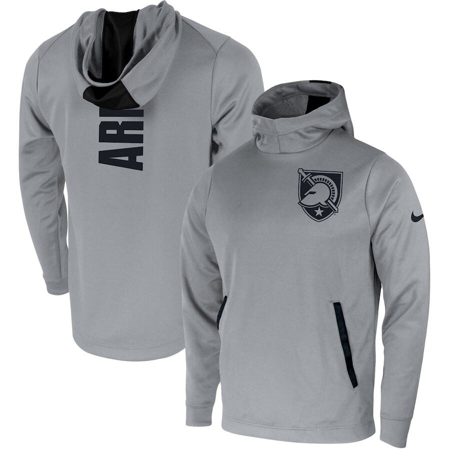 

Пуловер с капюшоном Nike Army Black Knights, серый