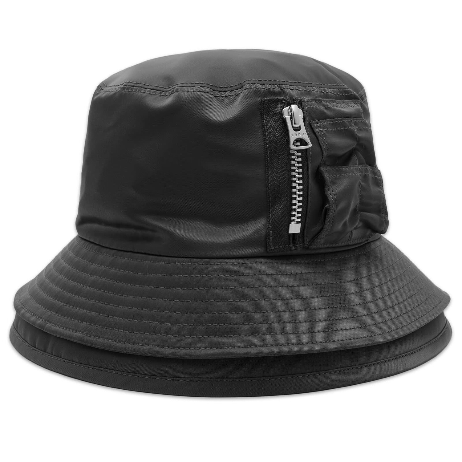 

Панама Sacai Pocket Double Brim, черный