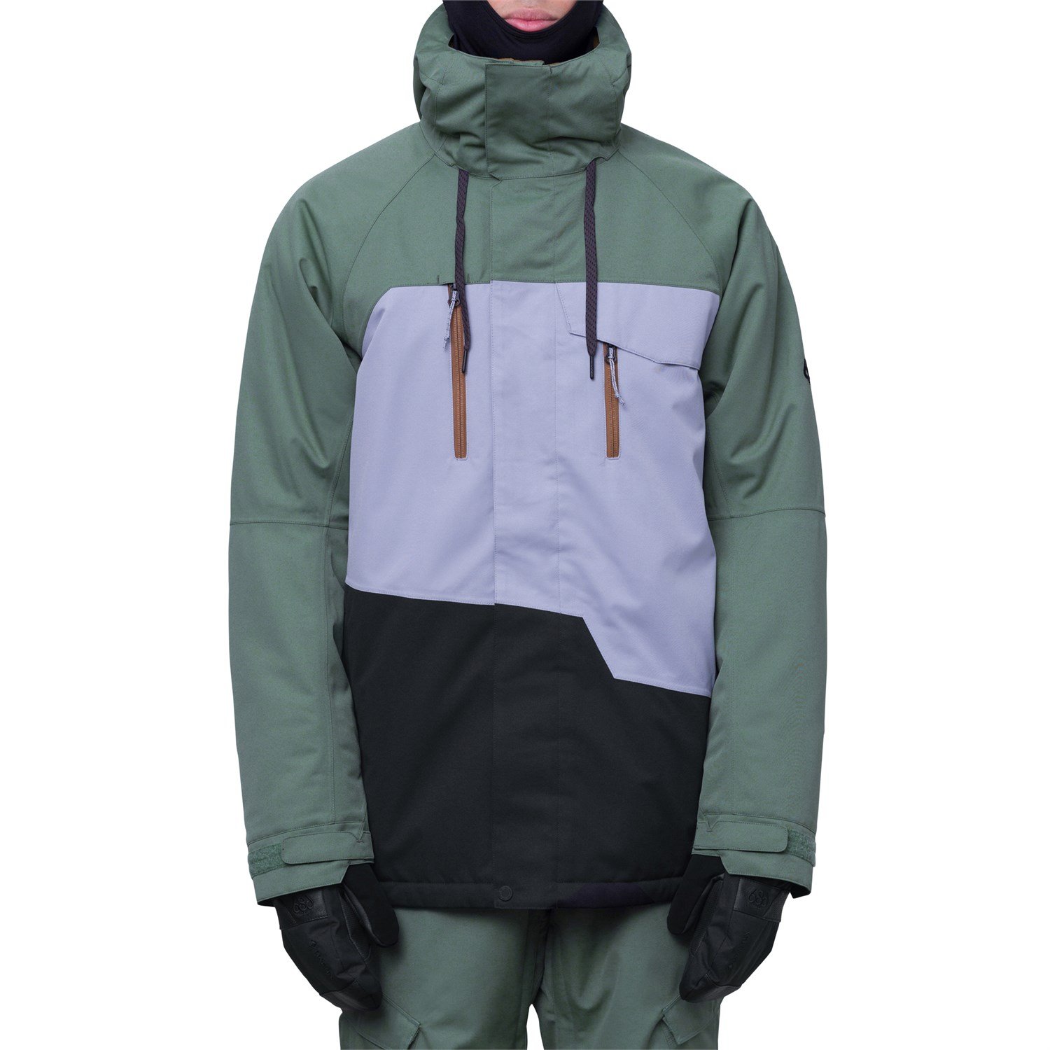 Утепленная куртка 686 Geo Insulated, зеленый утепленная куртка 686 geo insulated зеленый