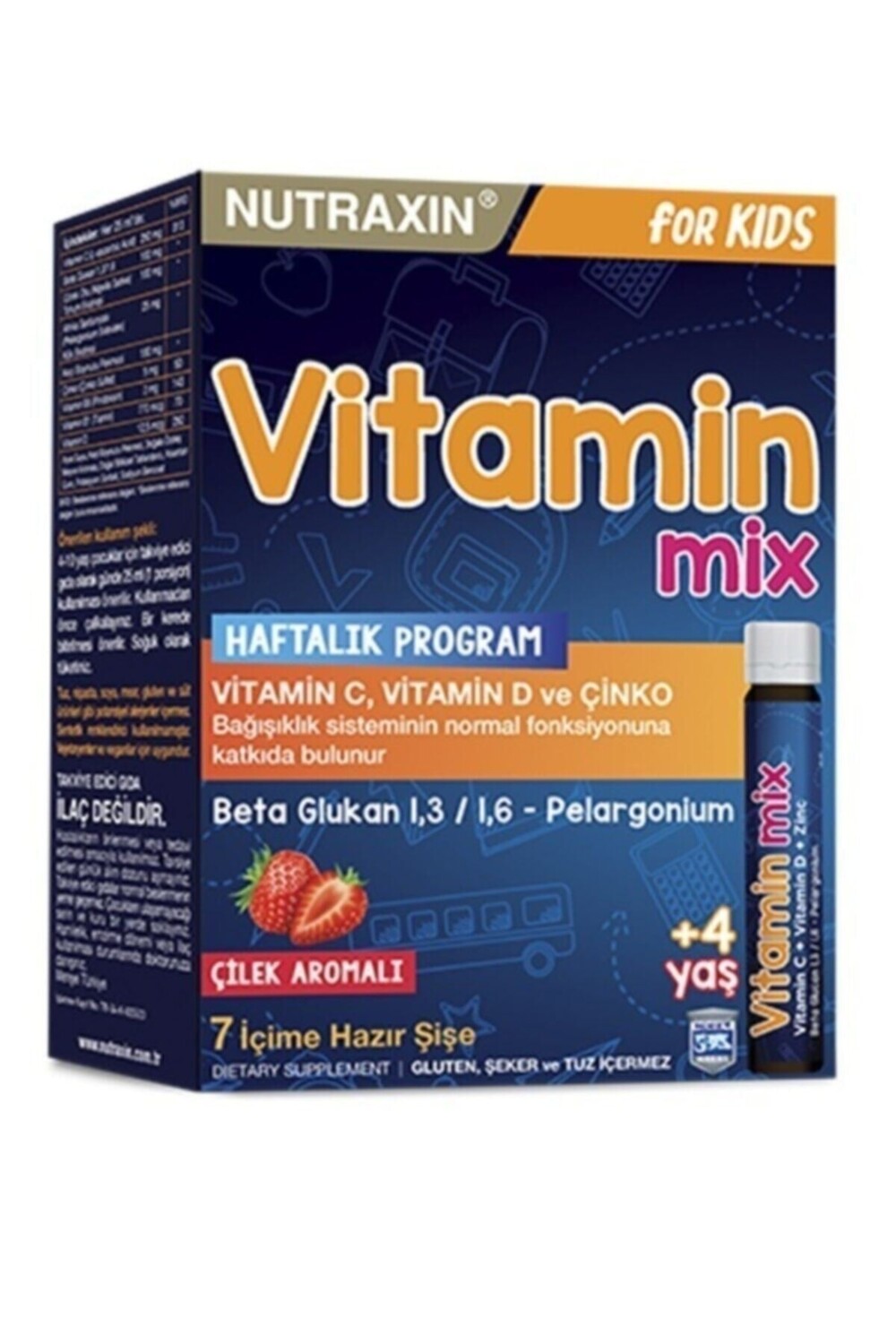

Nutraxin Детская витаминная смесь для детей жидкая 7x25мл Kzmprt