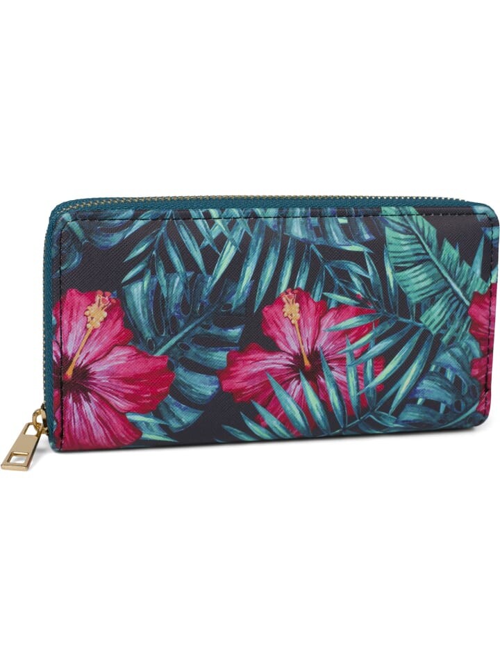 

Кошелек styleBREAKER, цвет petrol/blau/rot