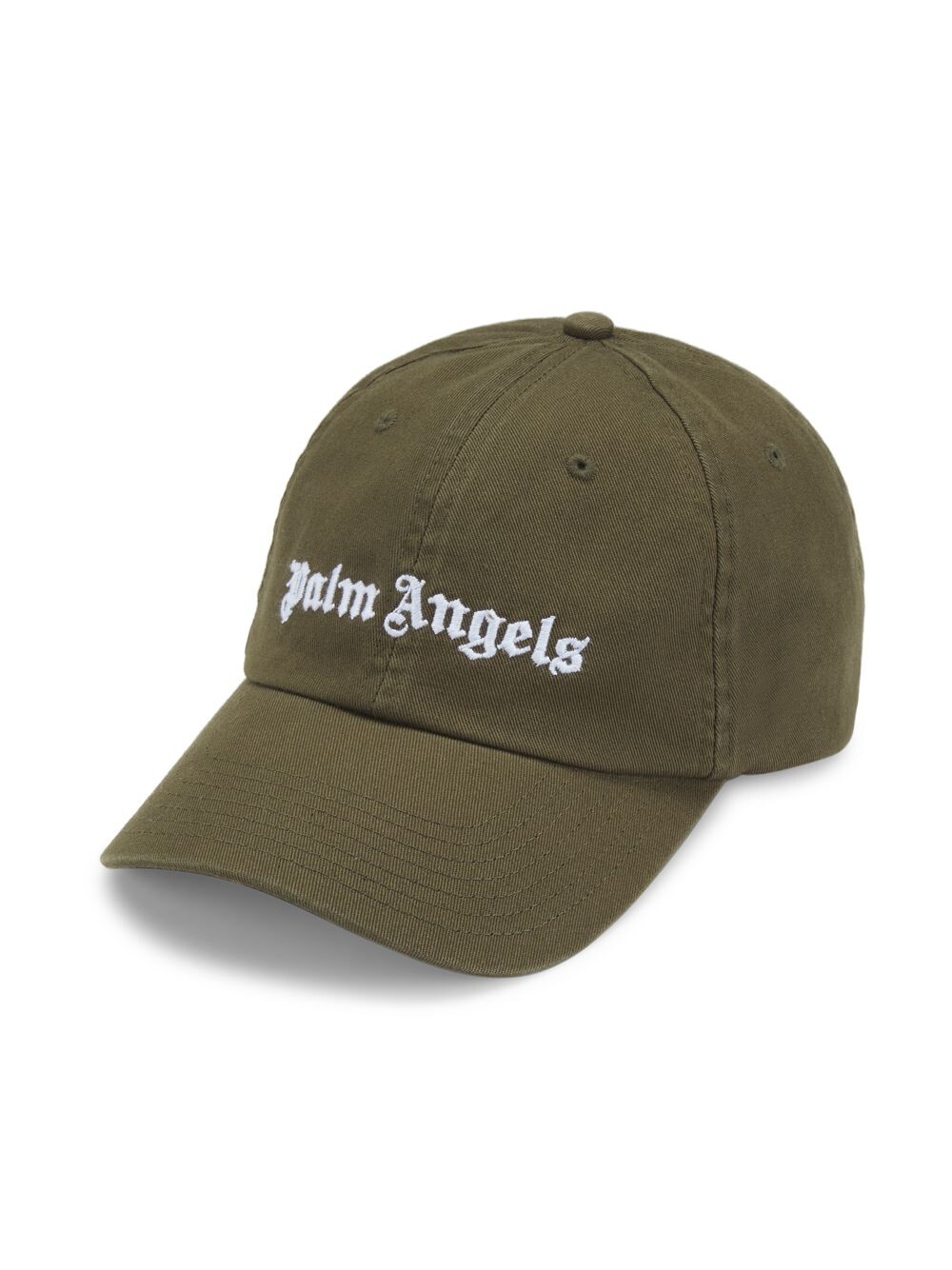 

Хлопковая кепка с логотипом Palm Angels, зеленый