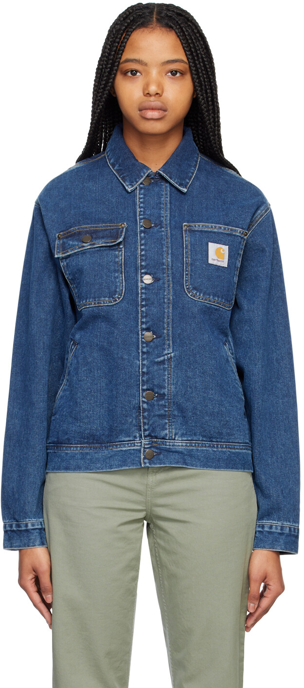 

Синяя джинсовая куртка Carhartt Work In Progress Saledo, Синий