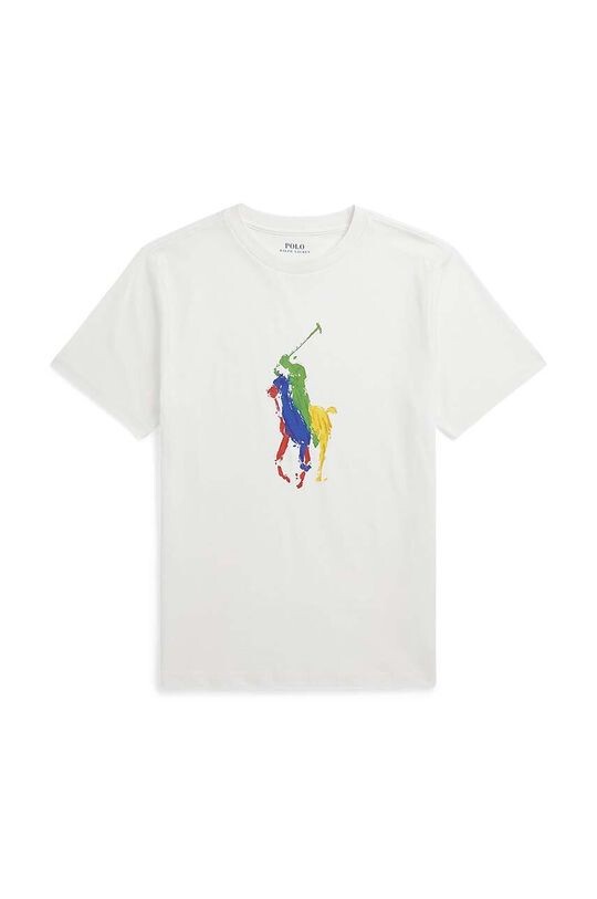

Хлопковая футболка для детей Polo Ralph Lauren, белый