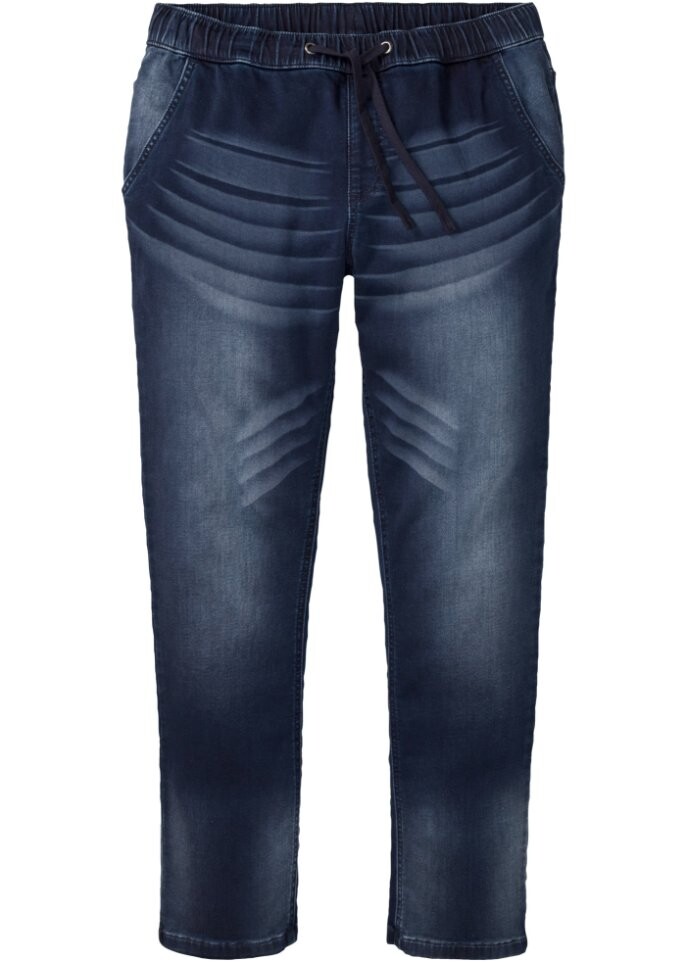 

Прямые спортивные джинсы узкого кроя John Baner Jeanswear, синий