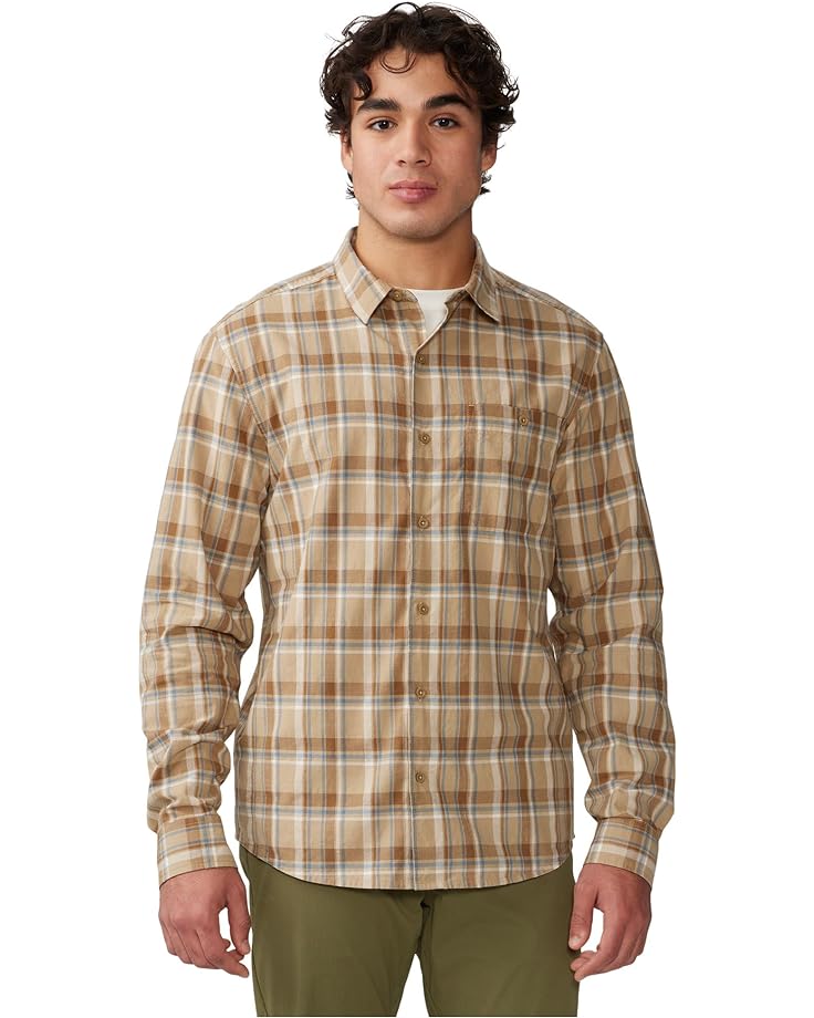 Рубашка Mountain Hardwear Big Cottonwood Canyon Long Sleeve, цвет Moab Tan Trailhead Plaid