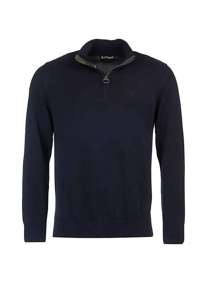 Half zip sweater. Кофта Barbour. Свитер на молнии Barbour. Barbour свитер коричневый.