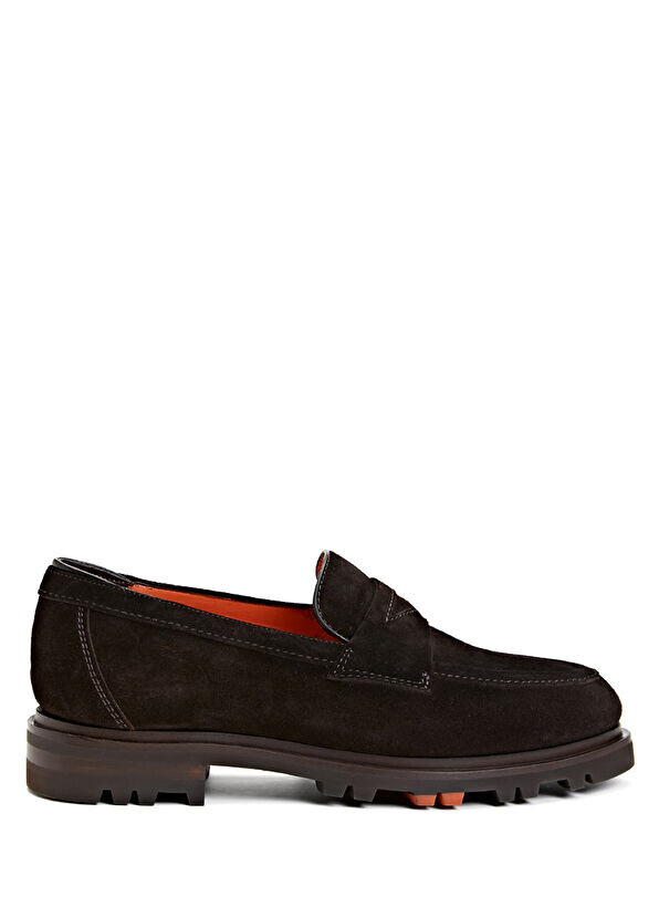 

Мужские замшевые лоферы Santoni, коричневый