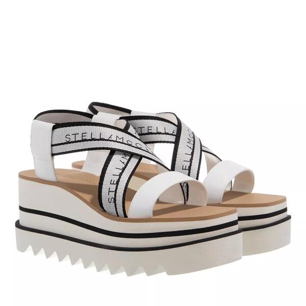 

Сандалии sandals rafia monogram white Stella Mccartney, белый