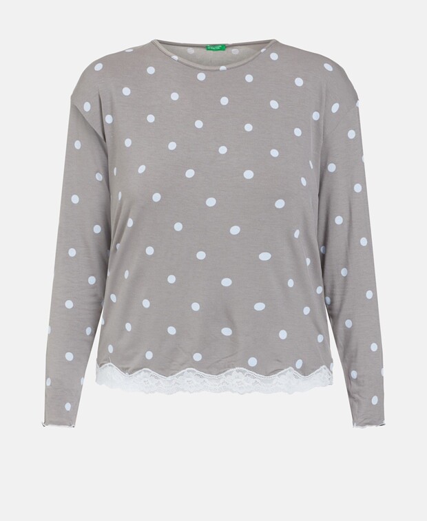 

Пижамный топ Undercolors of Benetton, серый