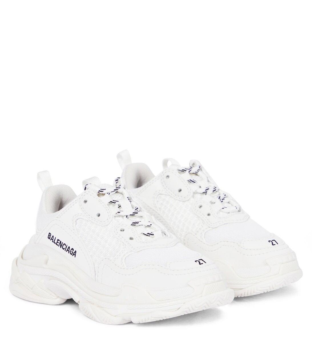 

Кроссовки Triple S Balenciaga Kids, белый
