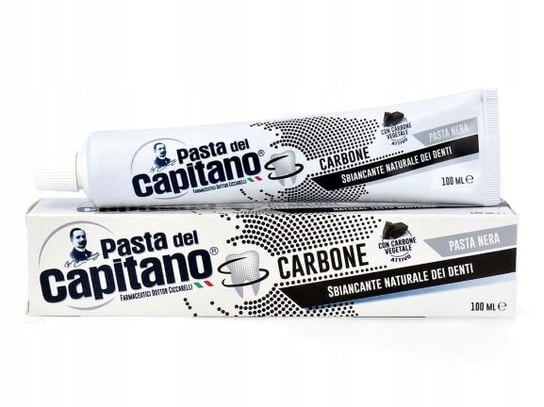 Черная зубная паста с углем, 100 мл Pasta Del Capitano pasta del capitano plaques