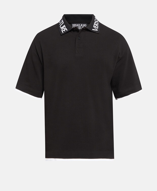 

Рубашка поло Versace Jeans Couture, черный