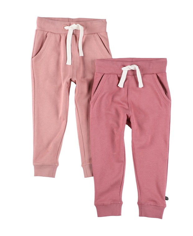 Спортивные штаны, комплект из 2 шт. , античный розовый Minymo