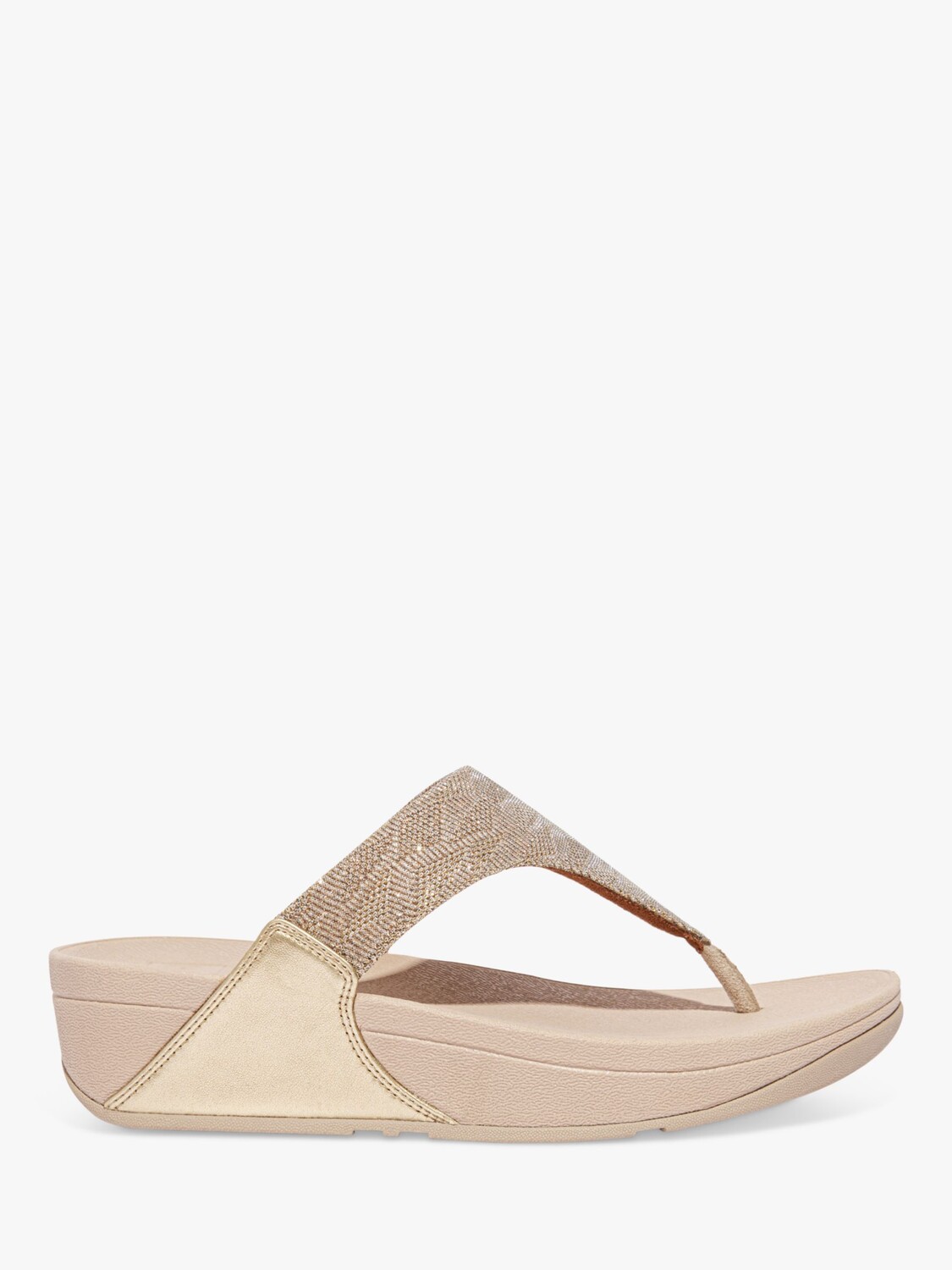 

Туфли-мюли FitFlop Lulu с блестящим носком, платиновый