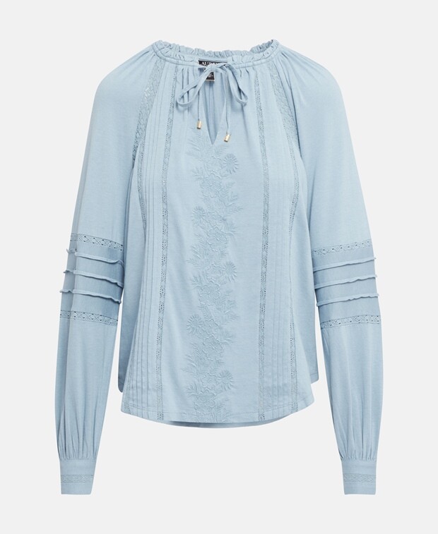 

Рубашка блузка Lauren Ralph Lauren, цвет Royal Blue