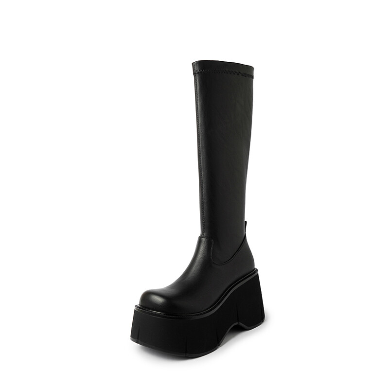 

Сапоги женские Pvaj, цвет Black zipper