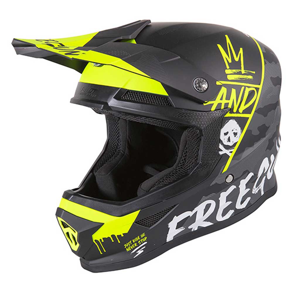 цена Шлем для мотокросса Freegun By Shot XP-4 Camo, черный