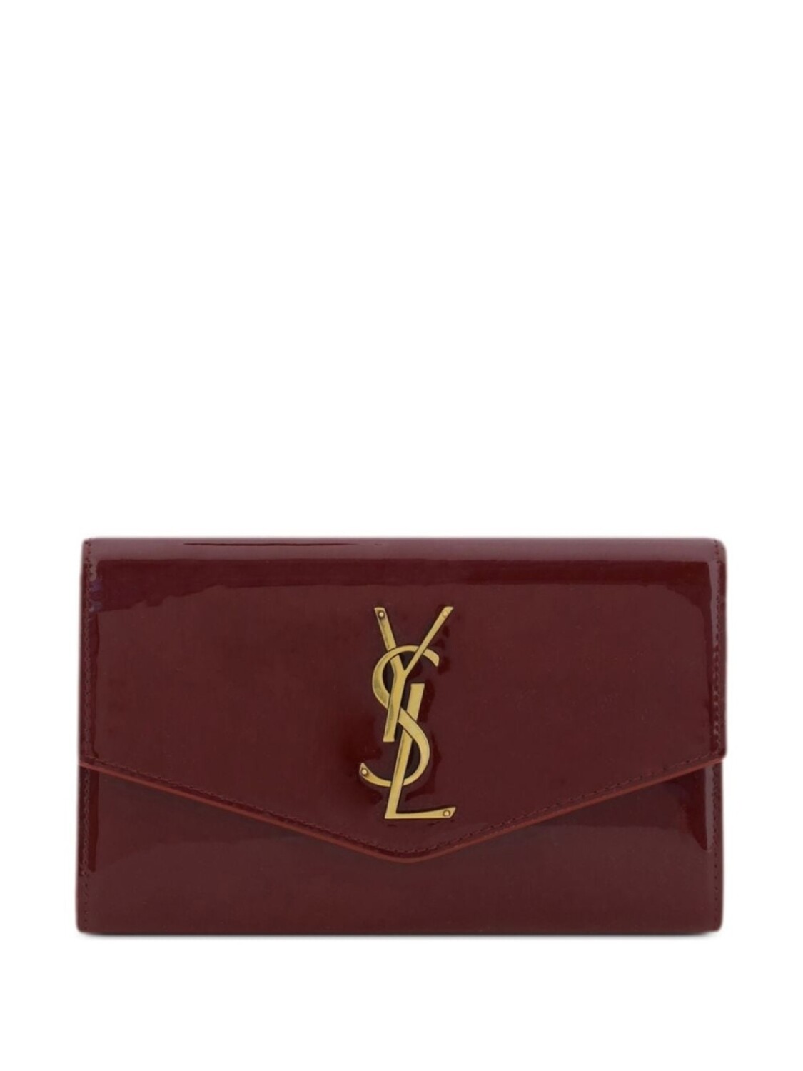 

Saint Laurent кошелек-конверт с логотипом Cassandre, красный