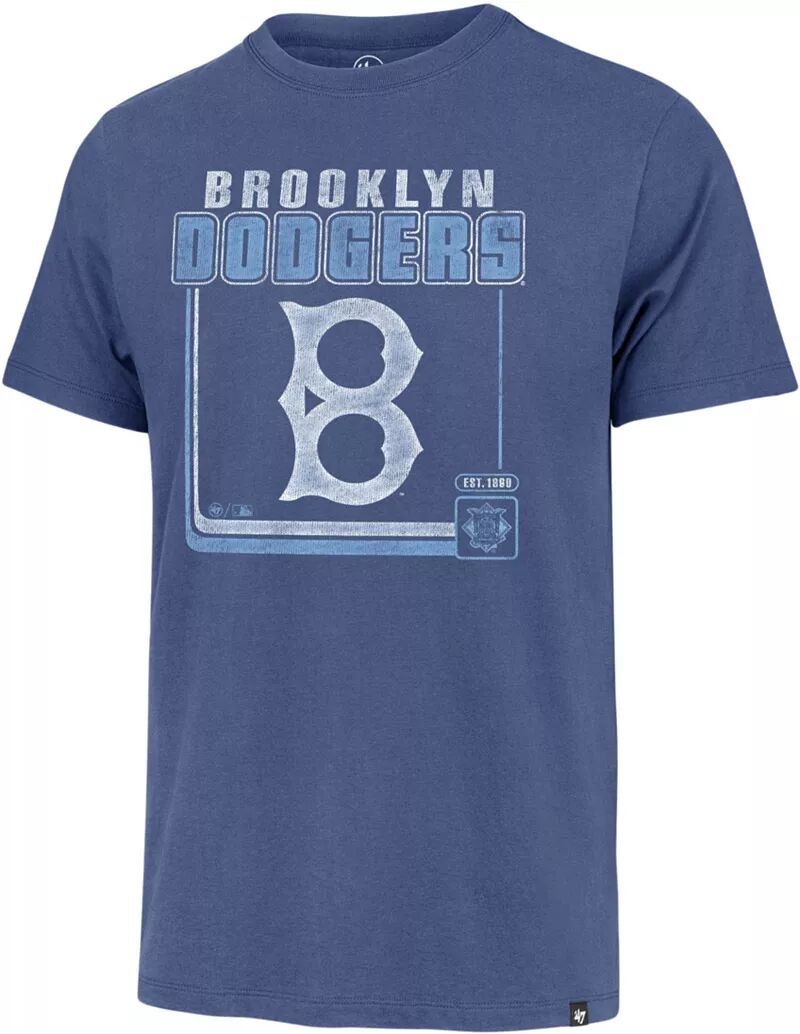 

Мужская футболка Los Angeles Dodgers Royal Cooperstown Borderline Franklin '47