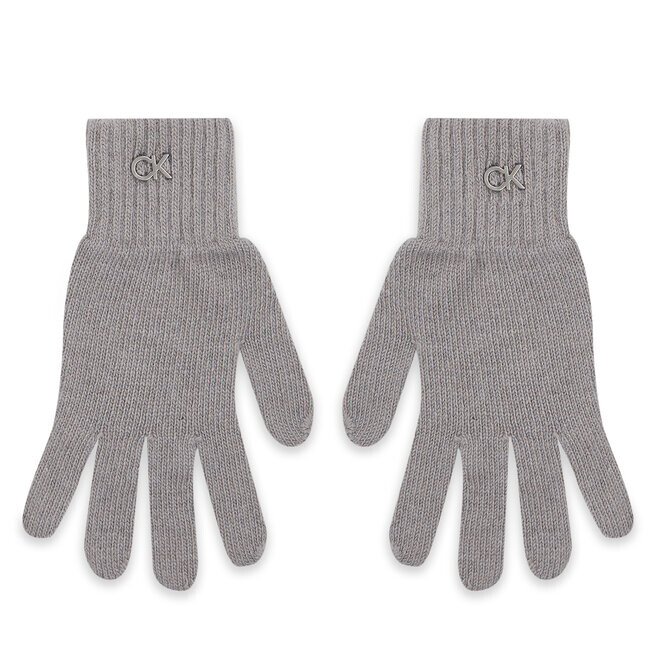 

Перчатки Calvin Klein Re-LockKnit Gloves, серый