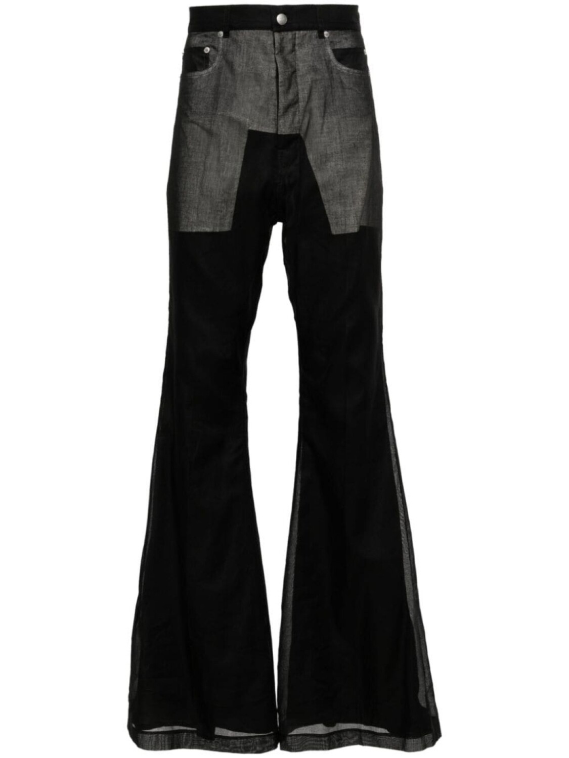 

Rick Owens брюки bootcut Lido, черный