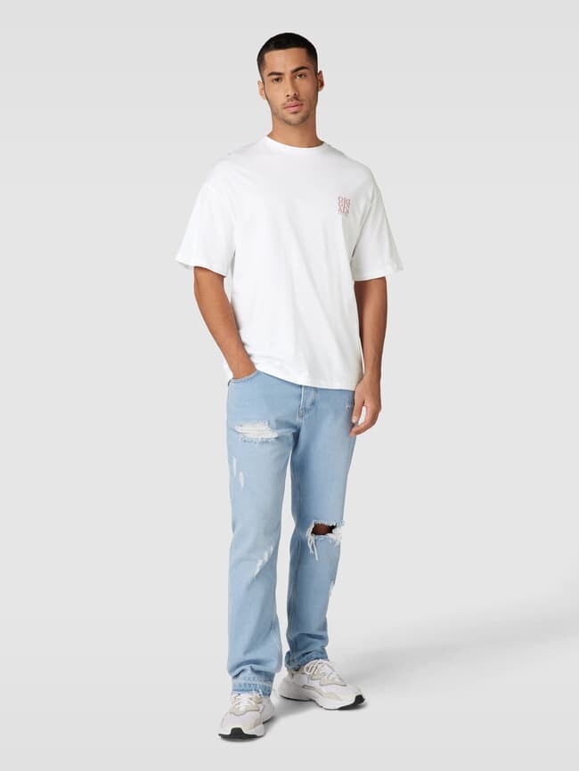 

Футболка с эффектным принтом Jack & Jones, белый