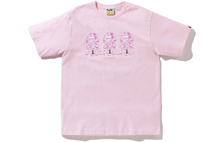 

Футболка A Bathing Ape Bape Sakura, розовый