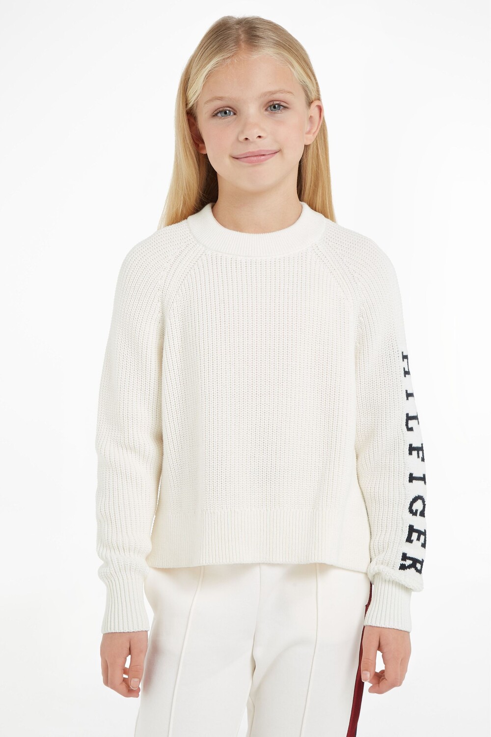 

Белая толстовка Monotype для девочек Tommy Hilfiger, белый