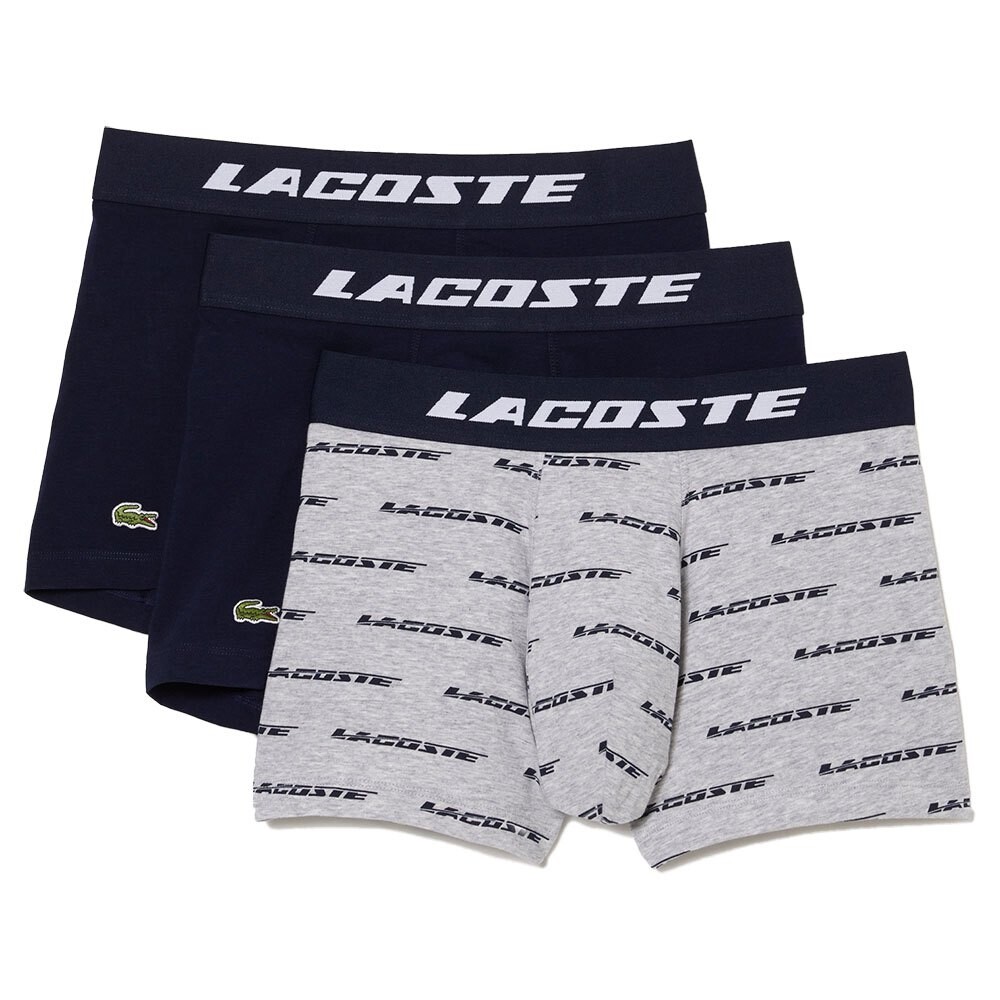 

Боксеры Lacoste 5H5914 3 шт, серый