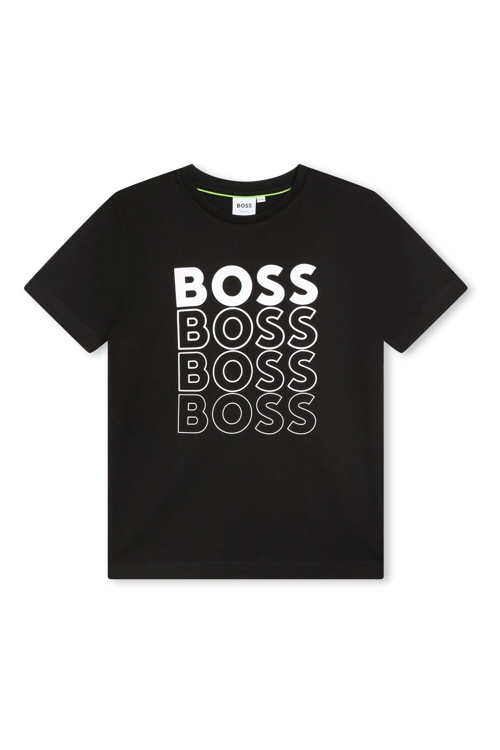 

Футболка с логотипом и графикой BOSS, черный