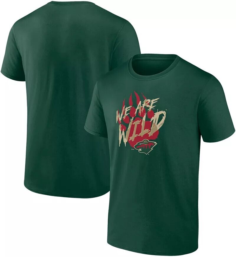 

Темно-зеленая футболка НХЛ Minnesota Wild Ice Cluster