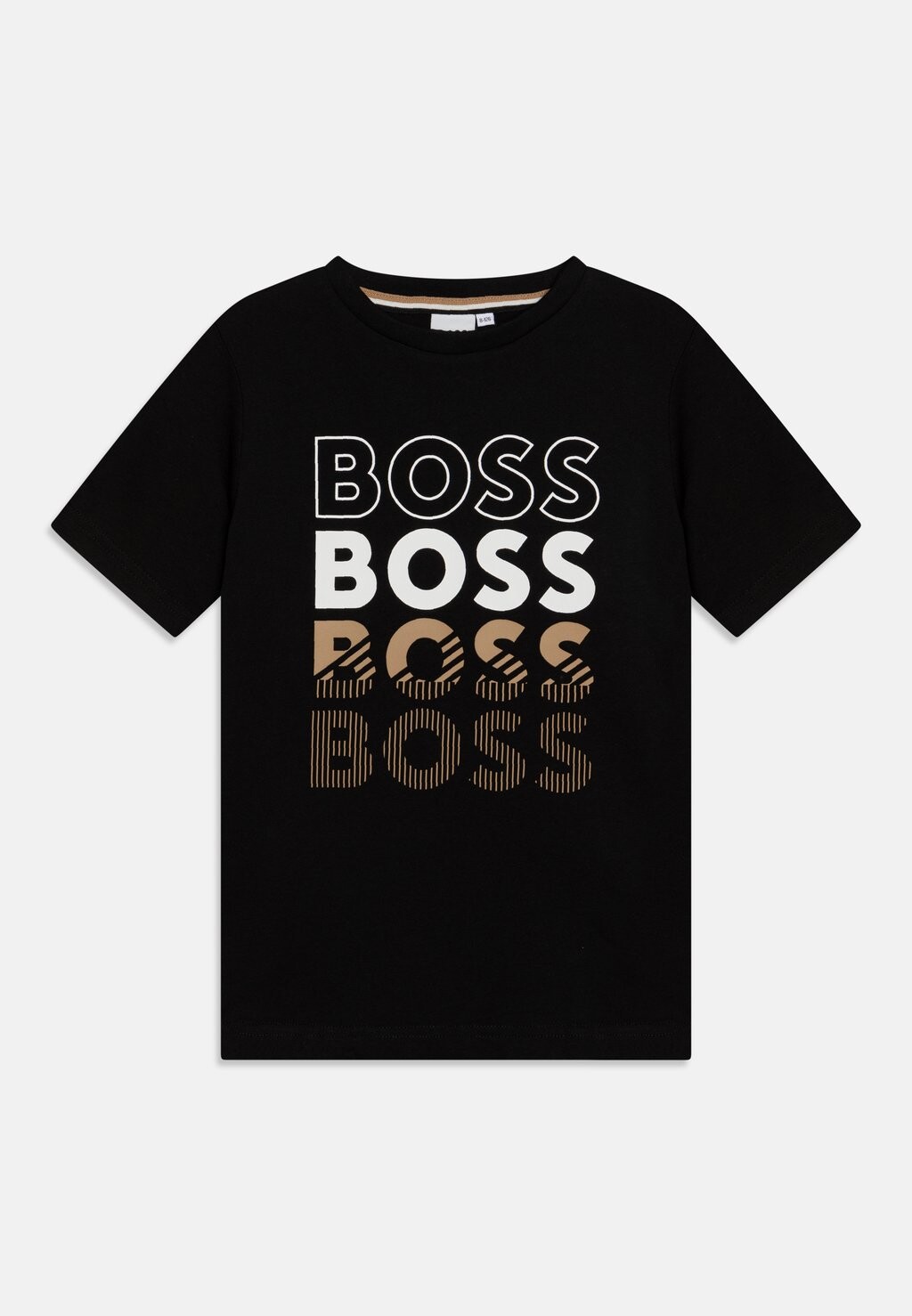 

Футболка с принтом SHORT SLEEVES TEE BOSS Kidswear, цвет black